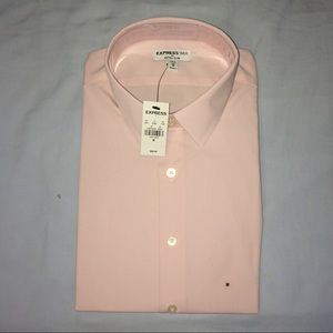 Express Slim Button Down Light Pink Men’s shirt